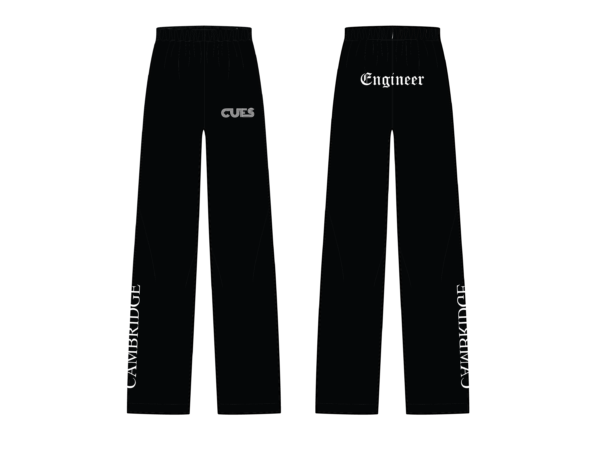 Wide Leg Jogger - Black